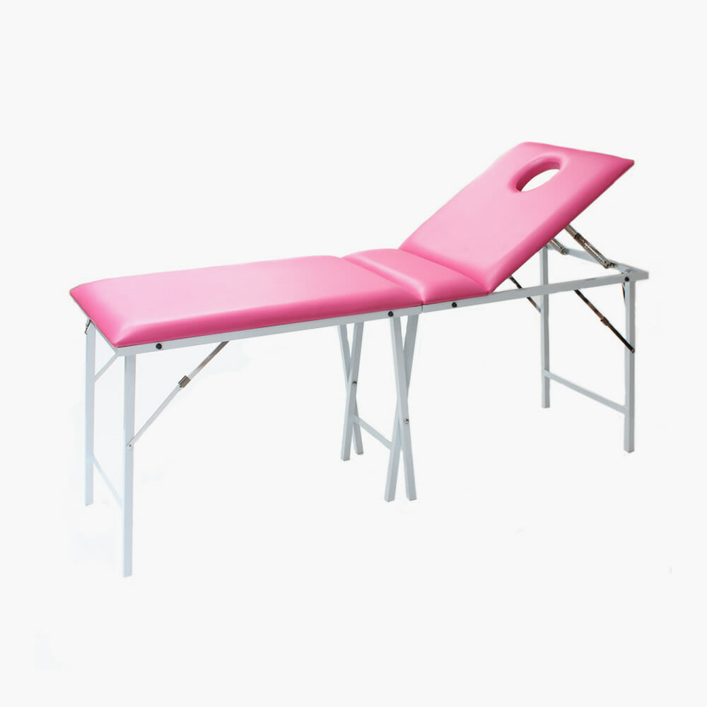 Crewe Orlando Portable Beauty Couch in Pink Direct Salon Furniture