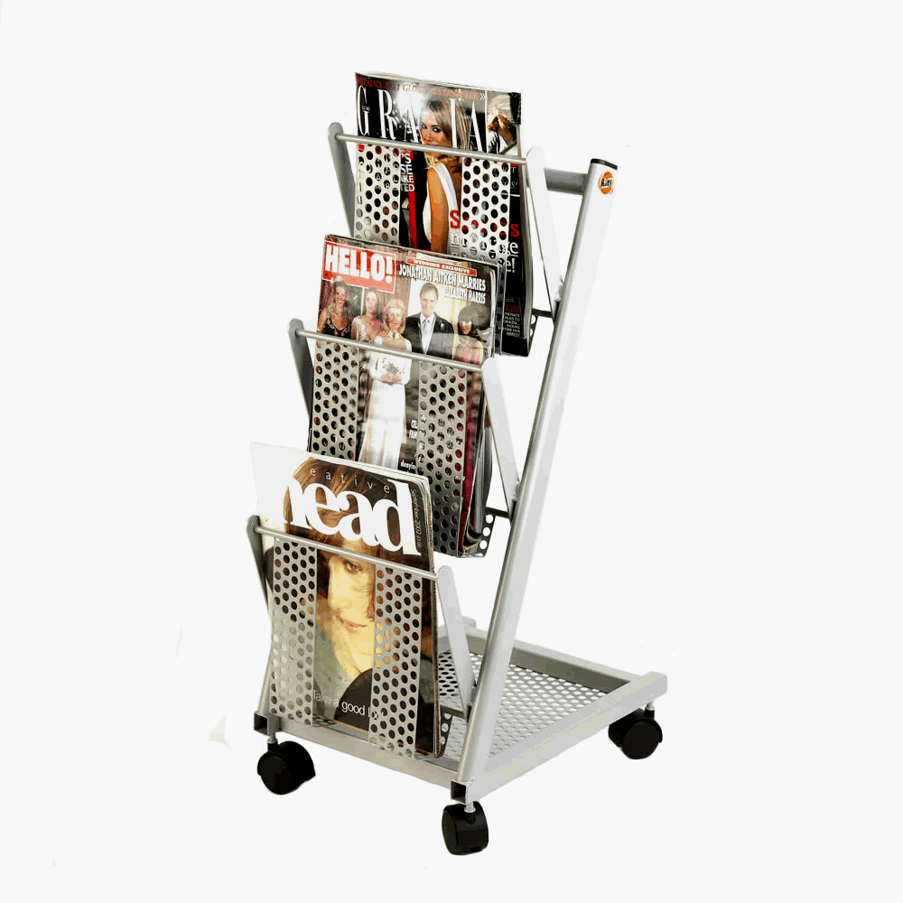 Riley Mobrakk Mobile Magazine Rack Direct Salon Furniture