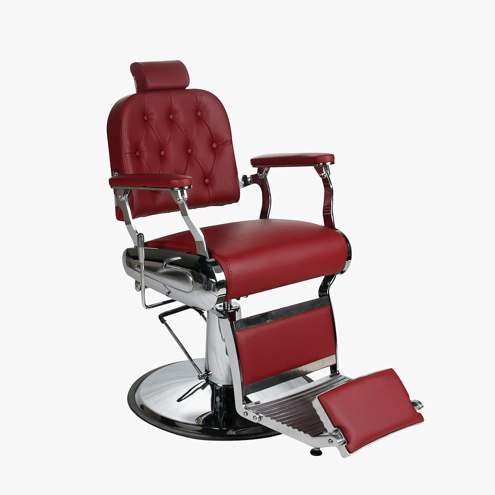 Salon Fit Empire Red Barbers Chair | Direct Salon Furniture