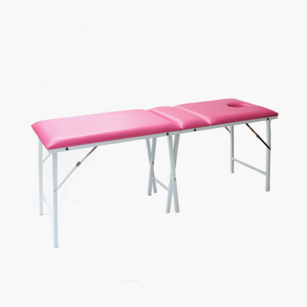 Crewe Orlando Portable Beauty Couch In Pink Direct Salon Furniture
