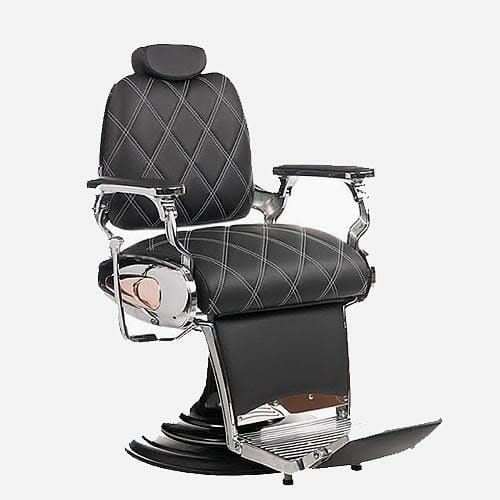 Mila Tiger Diamond Barbers Chair In Standard Upholstery