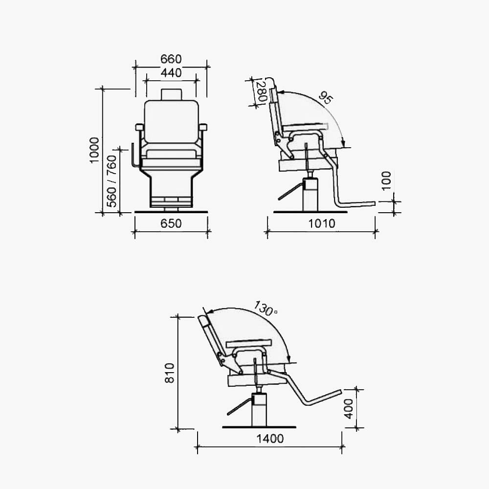 Nelson Mobilier Hipster Barbers Chair Direct Salon Furniture
