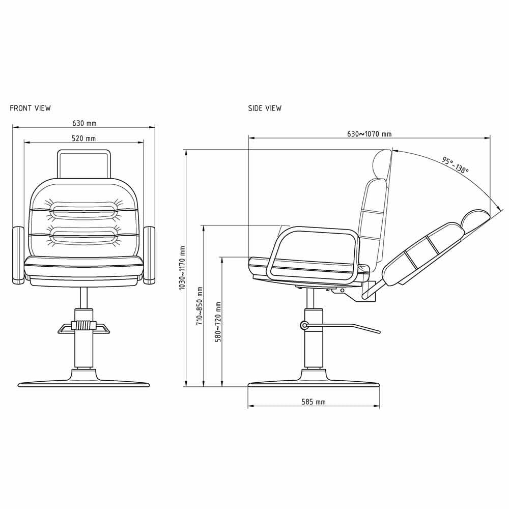 wbx comforto hydraulic reclining