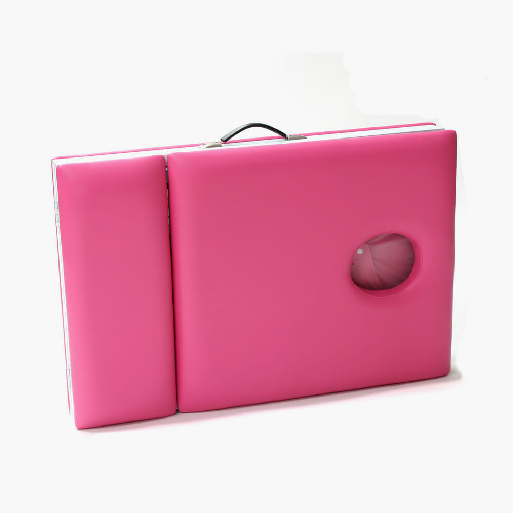 Crewe Orlando Portable Beauty Couch in Pink Direct Salon Furniture