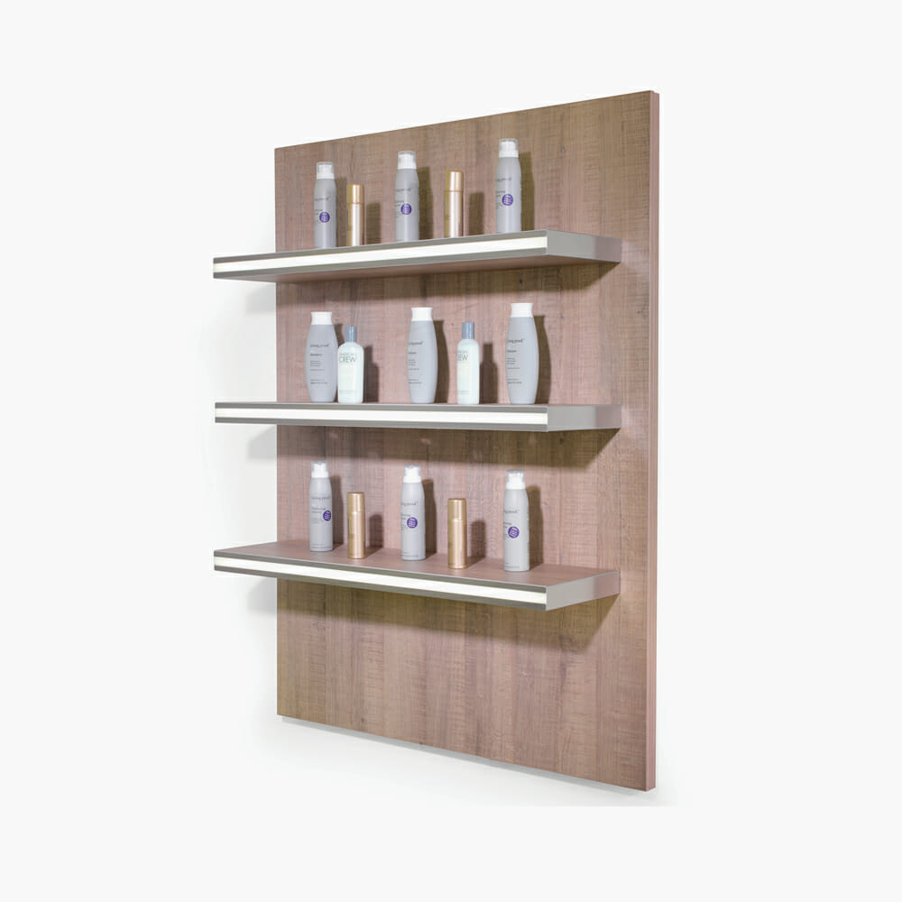 REM Glam LED Retail Shelving Unit Direct Salon Supplies